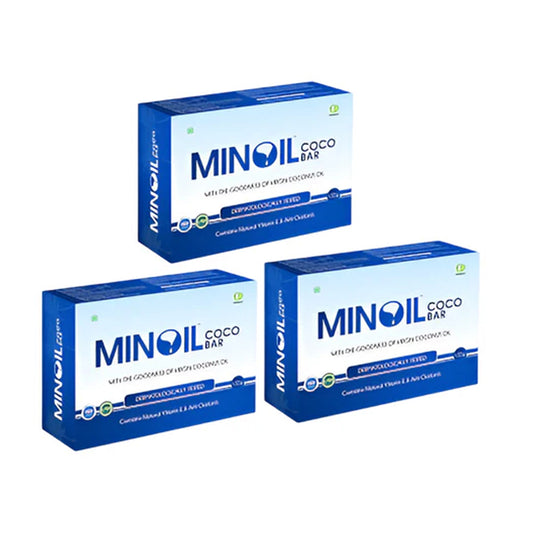 MINOIL COCO BAR – Virgin Coconut Oil & Vitamin E ( Pack Of - 3 )