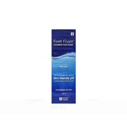 Fash Foam Foaming Face Wash – Sulfate-Free Cleanser for All Skin Types (100 ml)