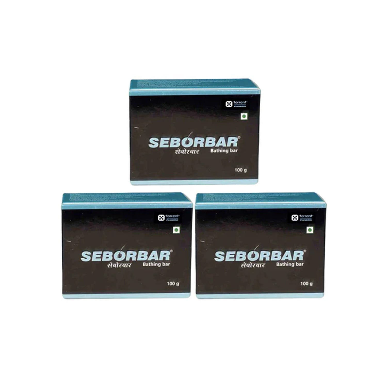 Seborbar Bathing Bar (Pack of 3) | With Salicylic Acid & Zinc Pyrithione for Acne & Seborrheic Skin