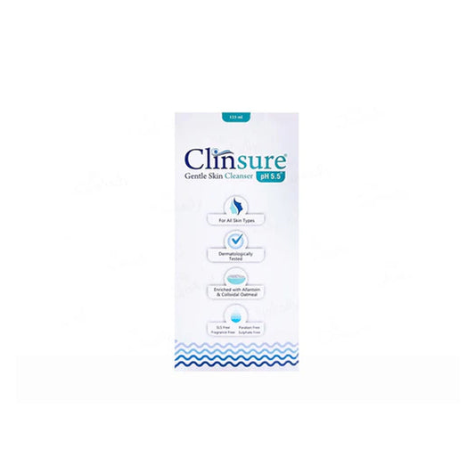 Clinsure Gentle Skin Cleanser – pH 5.5 | With Colloidal Oatmeal & Allantoin | For All Skin Types