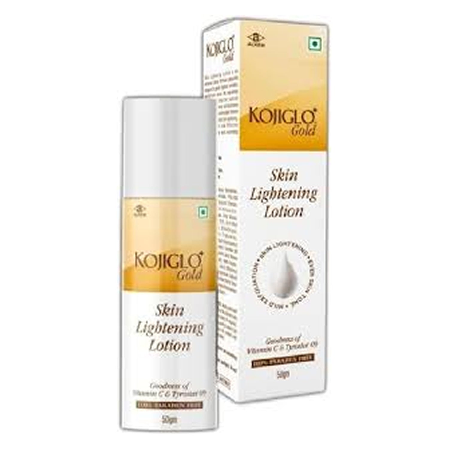 KOJIGLO Gold – Skin Lightening & Even Tone Lotion | 100% Paraben-Free | 100ml