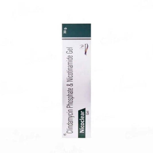 Nicoclear Anti-Acne Gel with Clindamycin & Nicotinamide – 30g