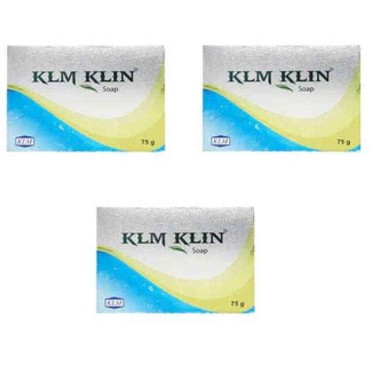 KLM KLIN Acne-Control Soap – Pack of 3 | Gentle Cleansing Bar for Oily & Acne-Prone Skin | 75g x 3