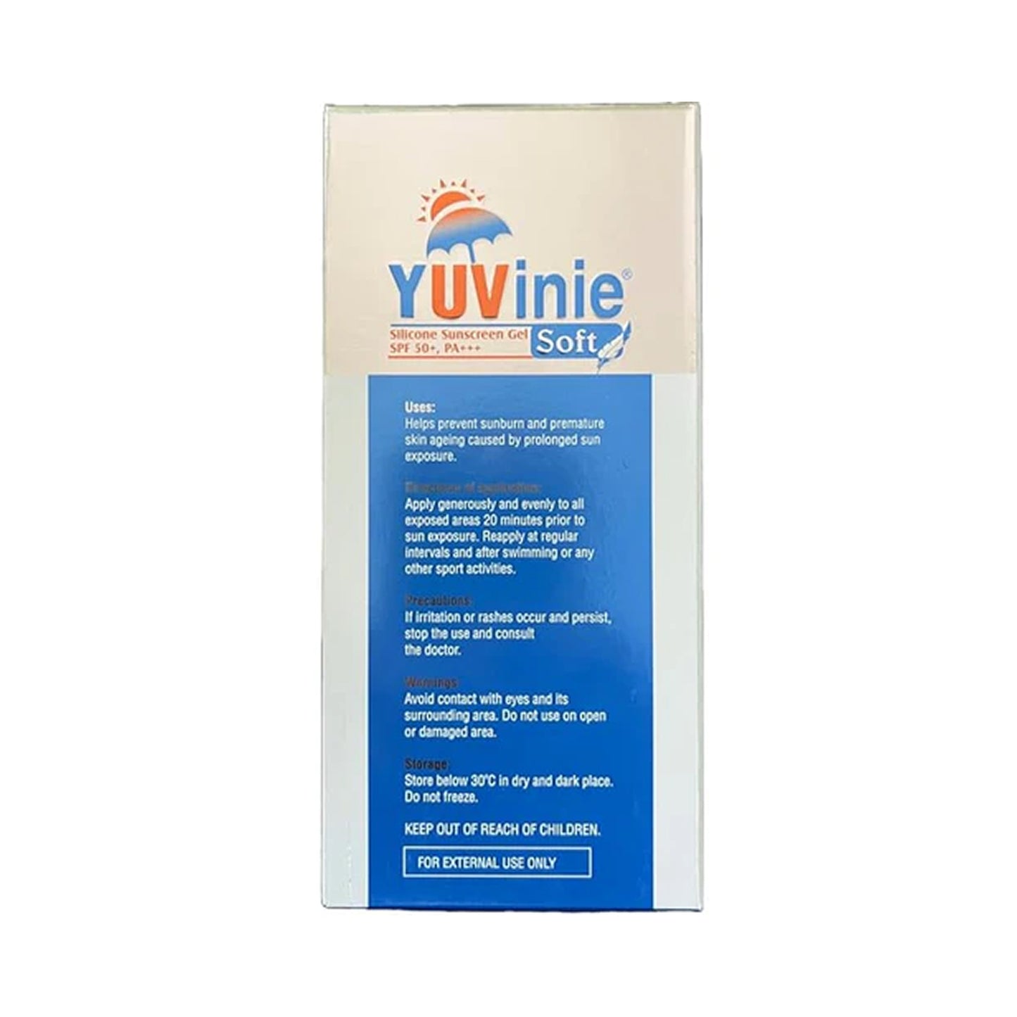 yuvinie silicone sunscreen gel - (50g)
