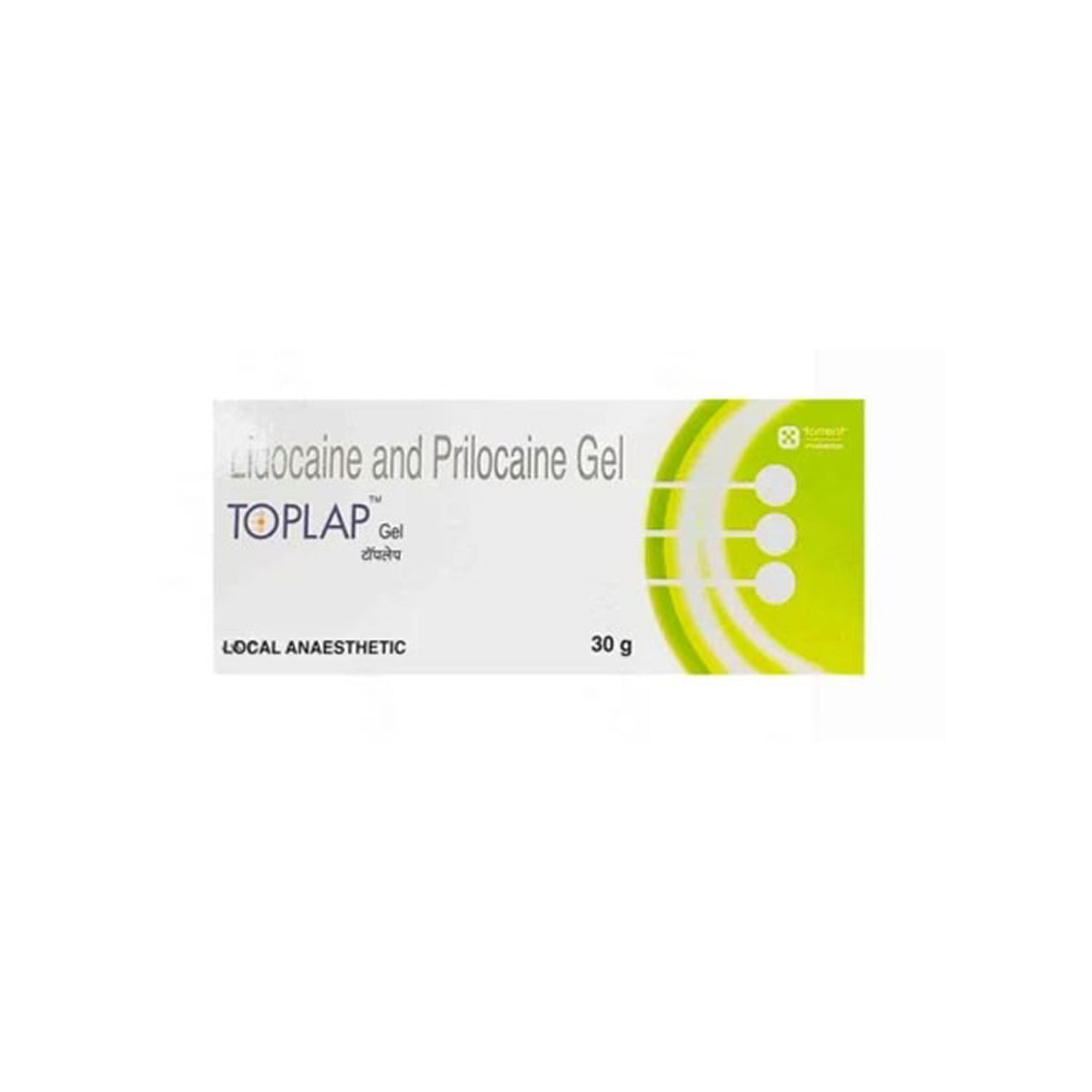 TOPLAP® Gel – Local Anaesthetic Gel with Lidocaine & Prilocaine – 30g