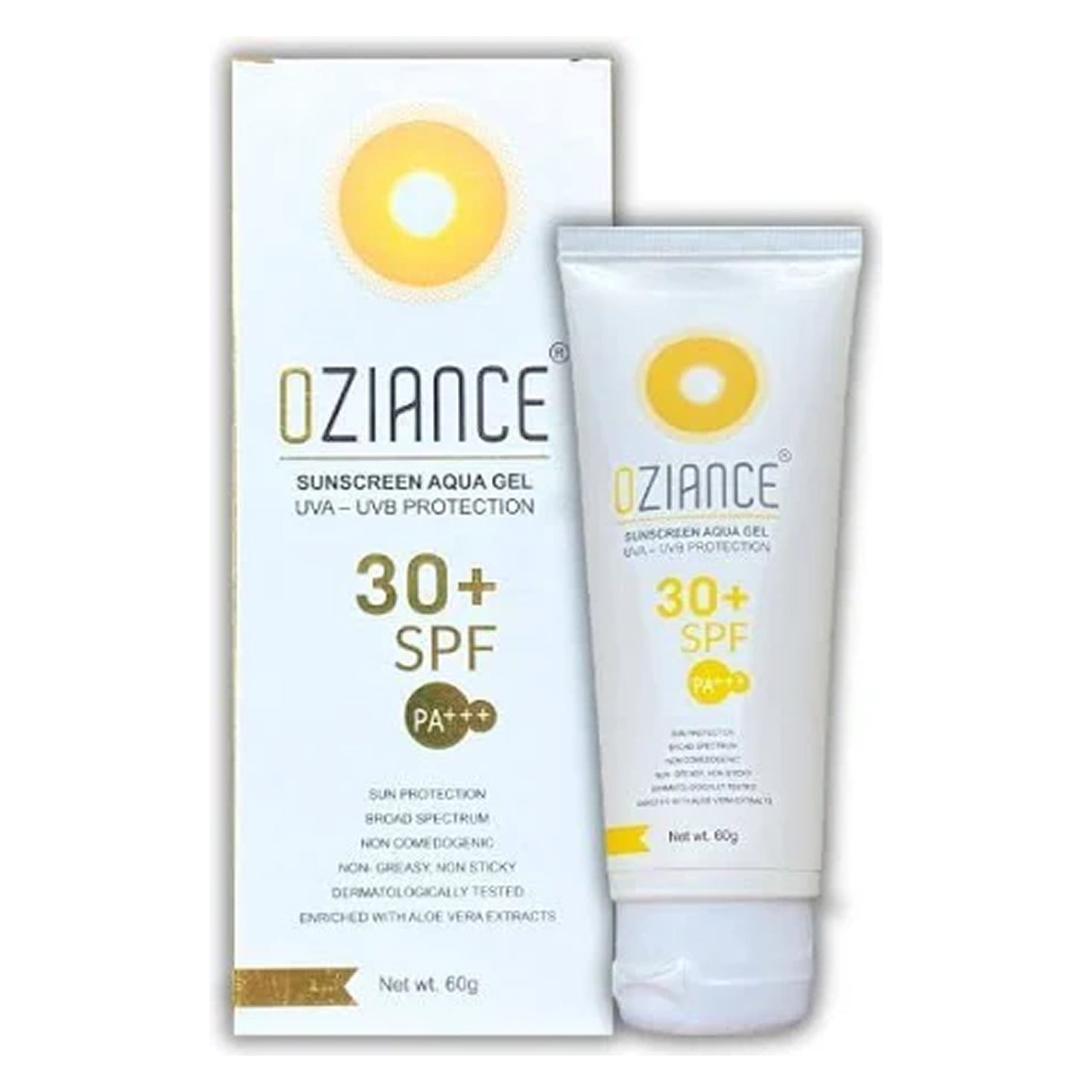 oziance sunscreen aqua gel spf 30+ pa+++