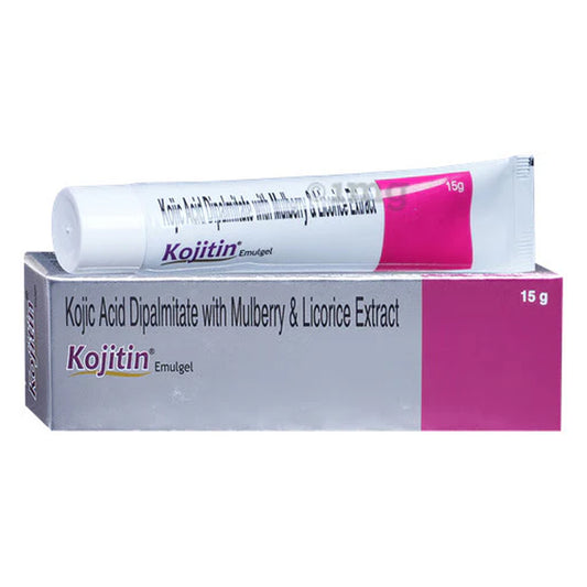 Kojitin Emulgel – Skin Brightening Gel with Kojic Acid Dipalmitate, Alpha Arbutin & Botanicals