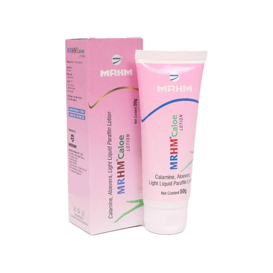 MRHM Caloe Lotion – Soothing Skin Relief with Calamine, Aloe Vera & Light Liquid Paraffin | 50g