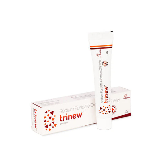 Trinew™ Ointment | Sodium Fusidate 2% w/w | Topical Antibacterial by Trikona | 10g