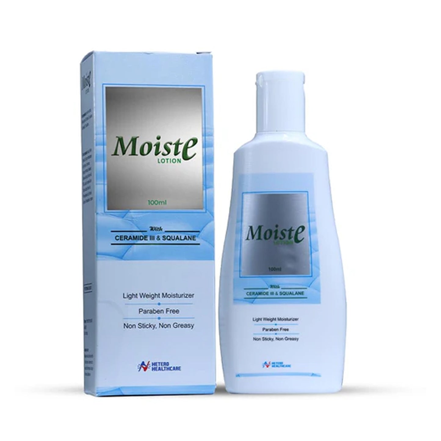 moiste lotion – lightweight moisturizer with ceramide iii & squalane (100ml)