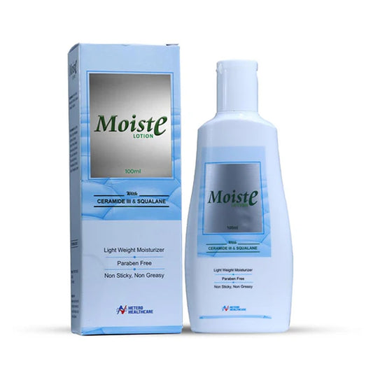 Moiste Lotion – Lightweight Moisturizer with Ceramide III & Squalane (100ml)