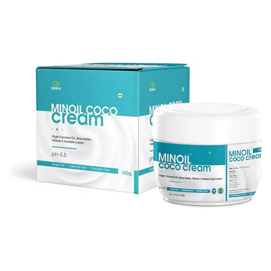 MINOIL Coco Cream – Virgin Coconut Oil, Shea Butter & Vitamin E | pH 5.5 | Paraben-Free