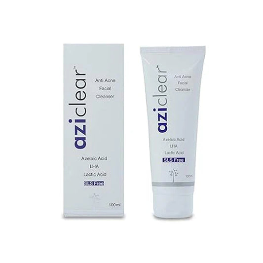 Aziclear Anti-Acne Facial Cleanser – SLS-Free, Deep Pore Clarifying Face Wash (100ml)