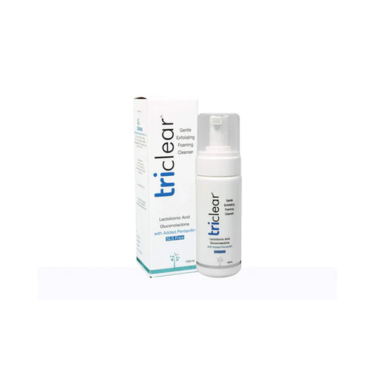 Triclear Foaming Cleanser | Lactobionic Acid & Gluconolactone | SLS-Free | 100ml