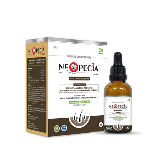 Neopecia Hair Growth Serum – Enriched with Redensyl, Anagain, Procapil, Natural Caffeine & Biotin – 45ml