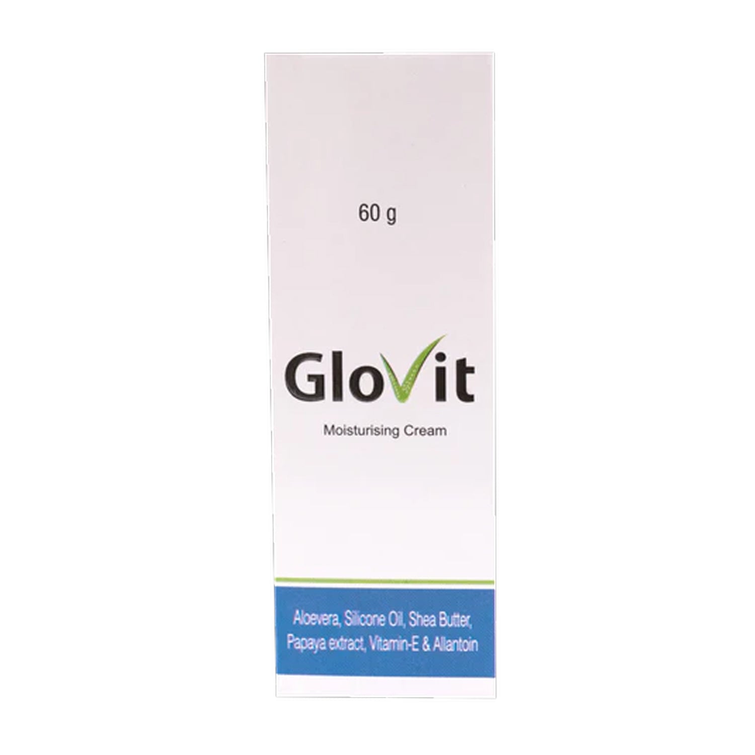 Glovit Moisturizing Cream – 60g | With Aloe Vera, Shea Butter, Papaya Extract & Vitamin E