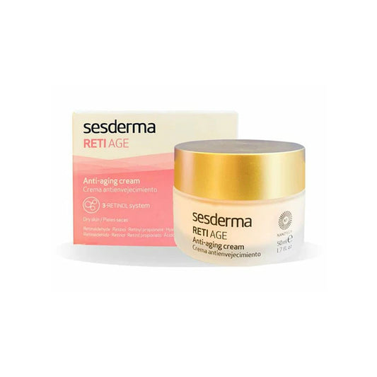Sesderma RETI AGE Anti-aging Cream - 3-RETINOL System for Dry Skin (50 ml)
