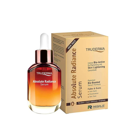 Truderma Absolute Radiance Serum | De-Pigmenting & Skin Lightening | Niacinamide + Alpha Arbutin | Sulphate-Free | 30ml