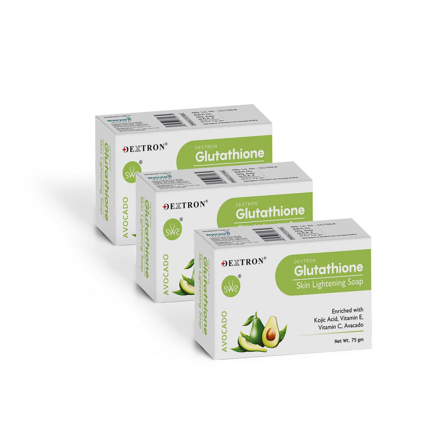 avocado glutathione soap – 75gm
