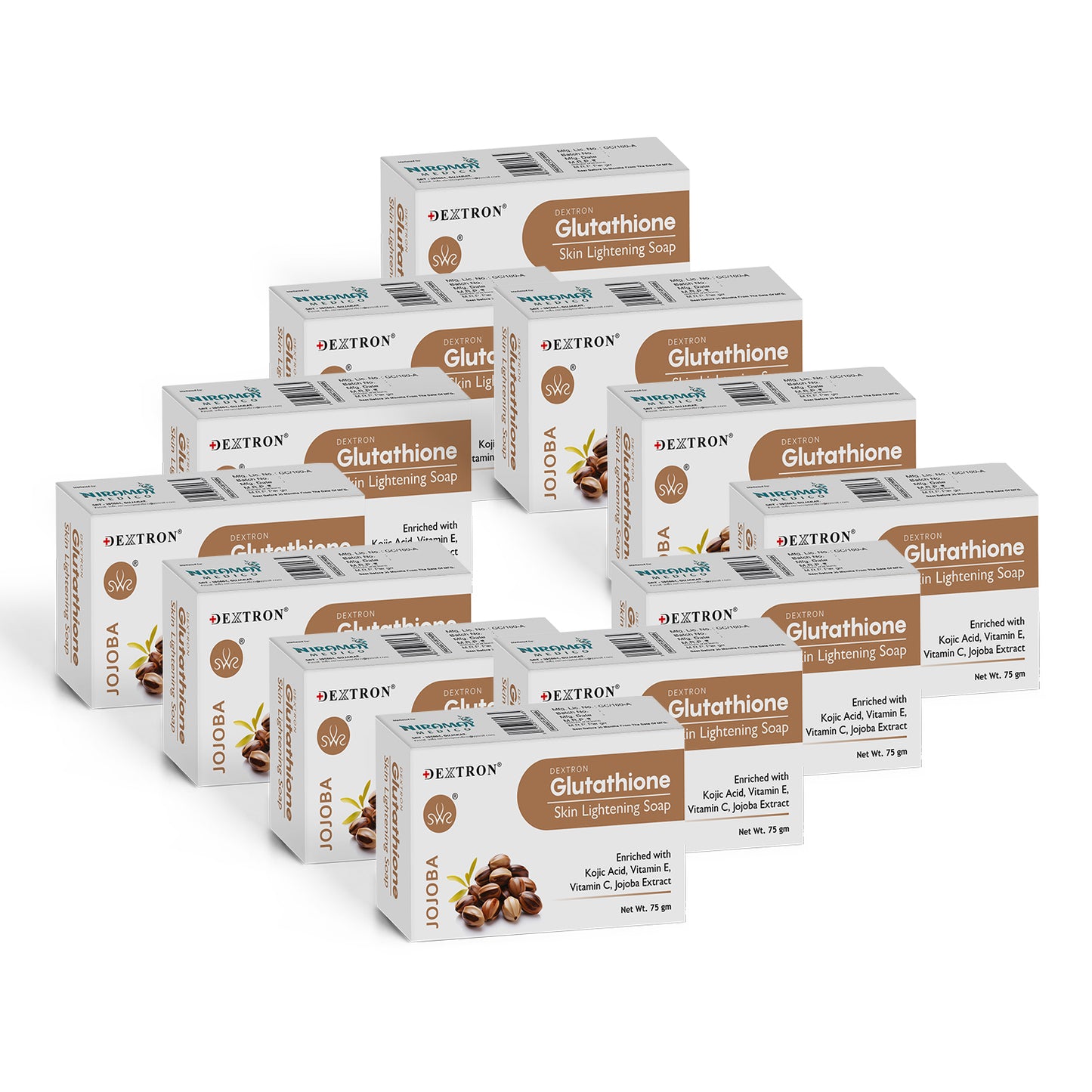 glutathione jojoba skin brightening soap – 75gm
