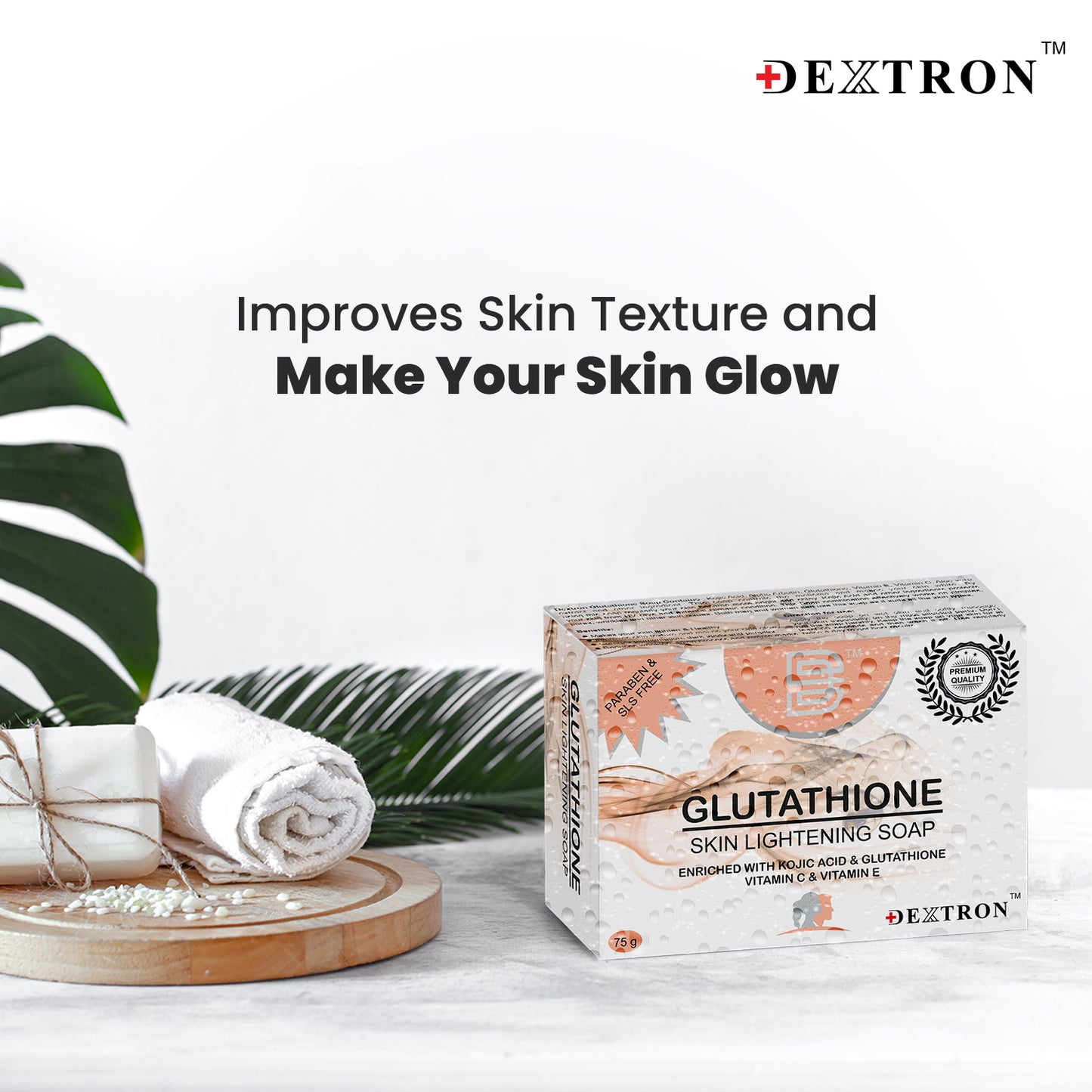 glutathione skin brightening soap – 75gm