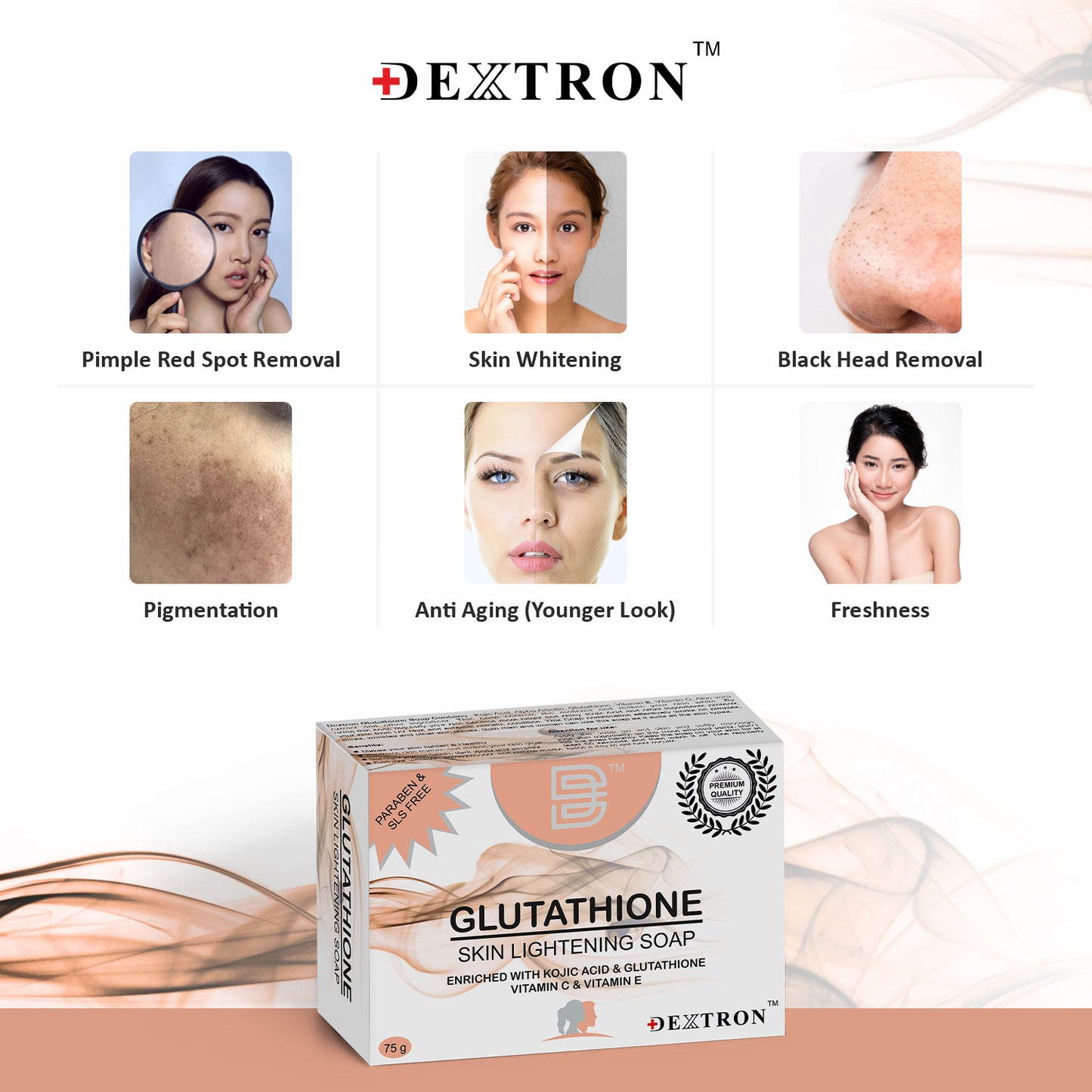 glutathione skin brightening soap – 75gm