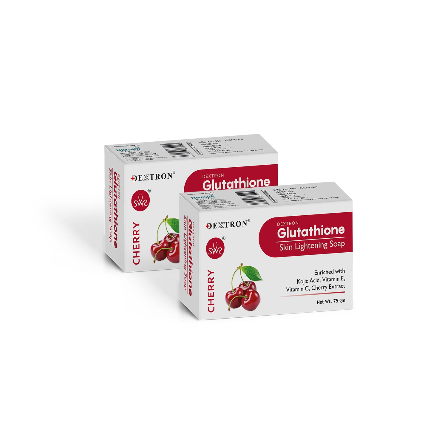 glutathione cherry skin brightening soap – 75gm