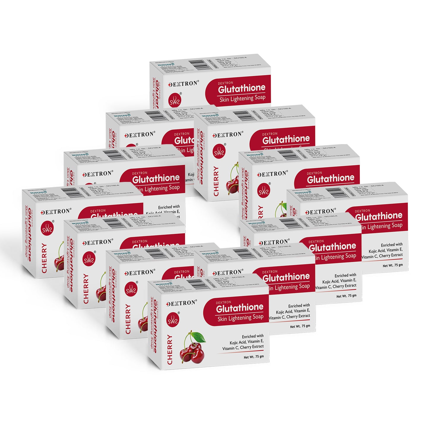 glutathione cherry skin brightening soap – 75gm