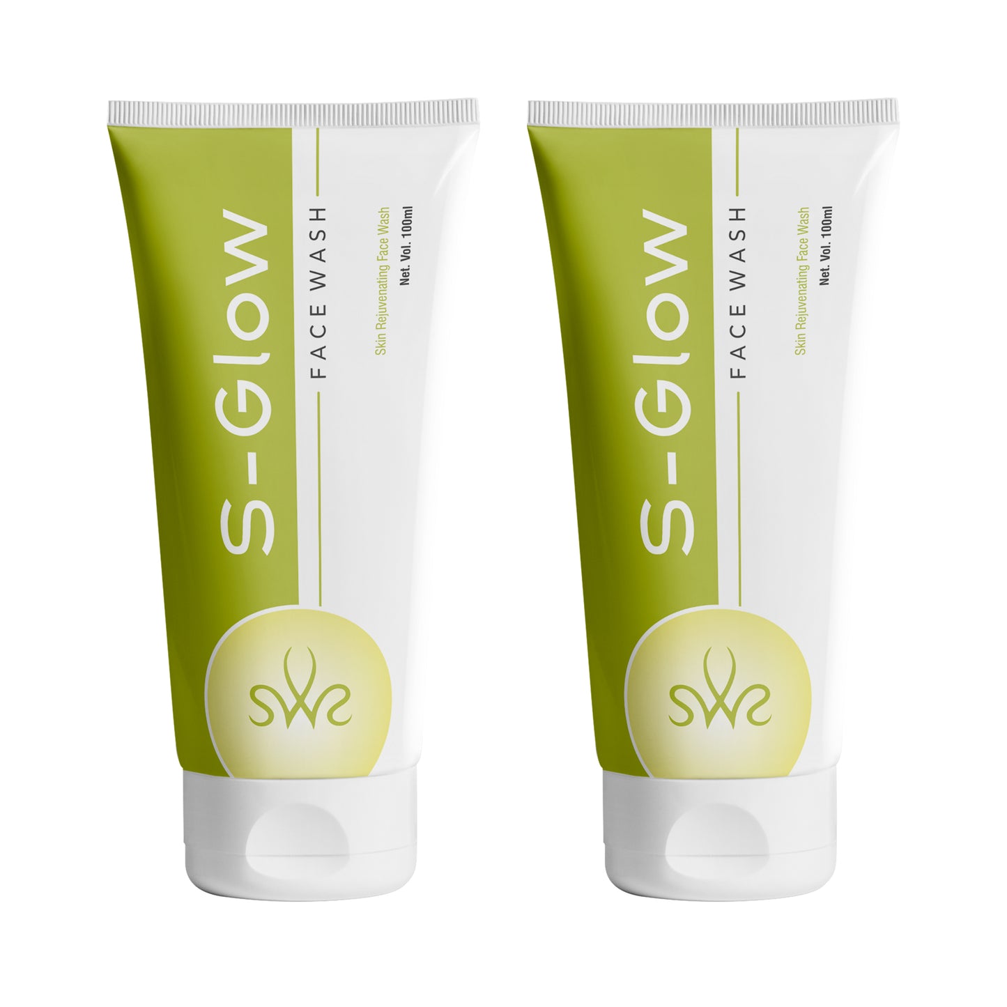 s-glow face wash – skin rejuvenating face wash with vitamin e & pine bark extract – 100 ml