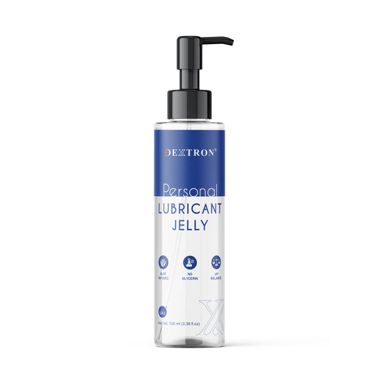 DEXTRON® Personal Lubricant Jelly – Aloe Infused, No Glycerin, pH Balanced, 100 ml