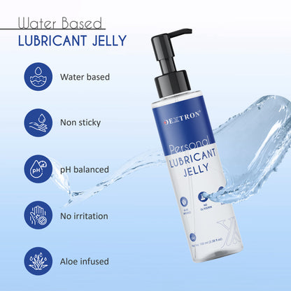DEXTRON® Personal Lubricant Jelly – Aloe Infused, No Glycerin, pH Balanced, 100 ml