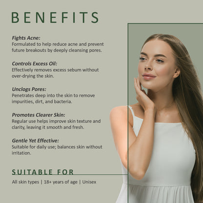 Glutathione S-Glow Clean Soap Face Acne & Oily Skin 
