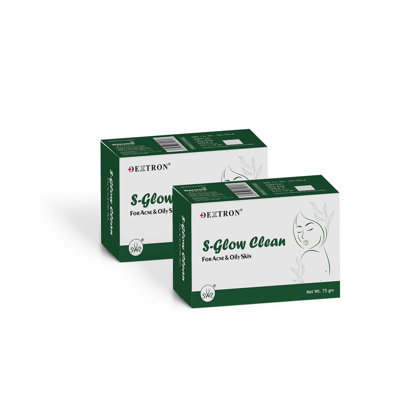 glutathione s-glow clean soap face acne & oily skin 