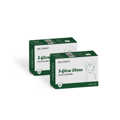 Glutathione S-Glow Clean Soap Face Acne & Oily Skin 