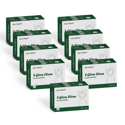 Glutathione S-Glow Clean Soap Face Acne & Oily Skin 