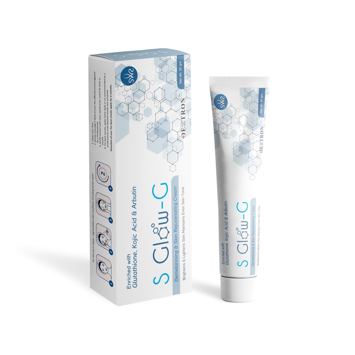s glow-g skin rejuvenating cream – brightens, lightens & evens skin tone (30 gm)