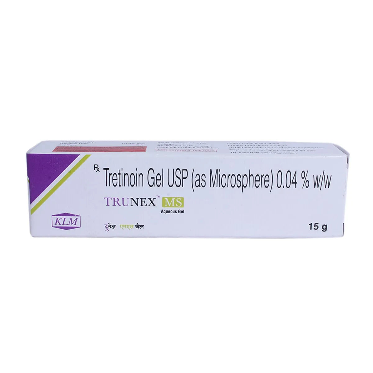 trunex ms gel – tretinoin microsphere gel usp 0.04%