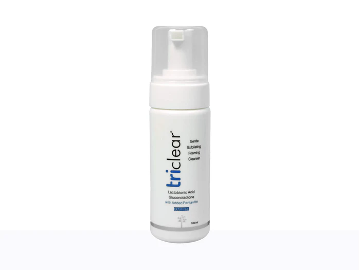 triclear foaming cleanser | lactobionic acid & gluconolactone | sls-free | 100ml