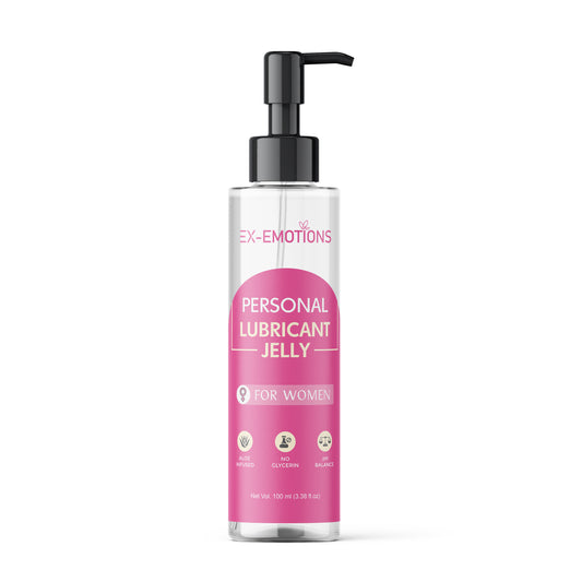 Personal Lubricant Jelly for Women| Glycerin-Free | Aloe Vera Infused | Balanced pH | 100ml (Copy)