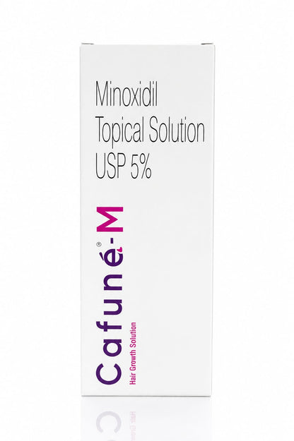 Cafuné-M Minoxidil Topical Solution USP 5% | Hair Growth Treatment for Hair Fall & Thinning | 60ml