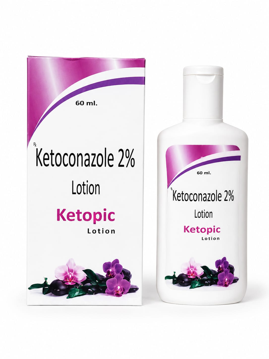 ketopic lotion – pack of - 2 ketoconazole 2% w/v antifungal lotion with conditioner base | 60 ml