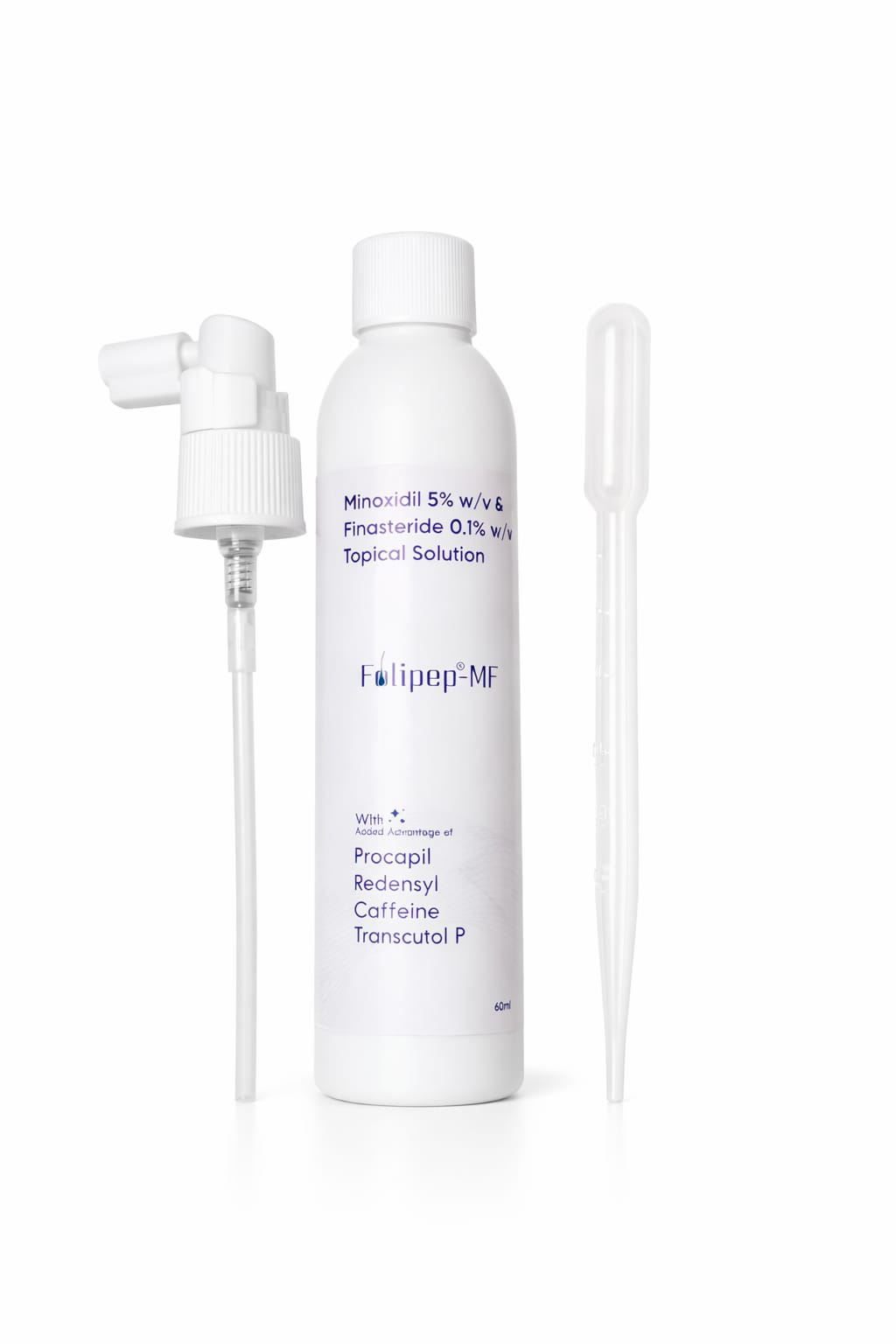 folipep-mf topical solution – minoxidil 5% + finasteride 0.1% for hair regrowth