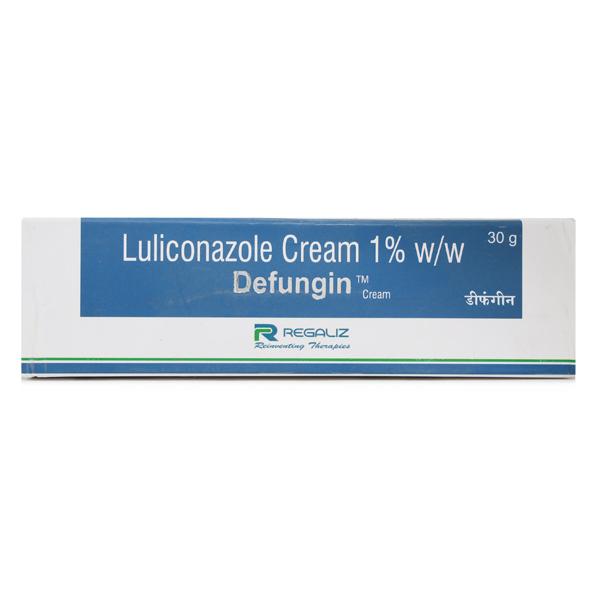 defungin – luliconazole cream 1% w/w | broad-spectrum anti-fungal topical cream | 30g | डीफंगीन