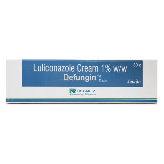 Defungin – Luliconazole Cream 1% w/w | Broad-Spectrum Anti-Fungal Topical Cream | 30g | डीफंगीन