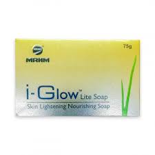 i-glow lite skin lightening & nourishing soap(pack of - 3) | with papaya, aloe vera & mushroom extract | for smooth, even-toned skin – 75g