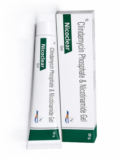 Nicoclear Anti-Acne Gel with Clindamycin & Nicotinamide – 30g X 2