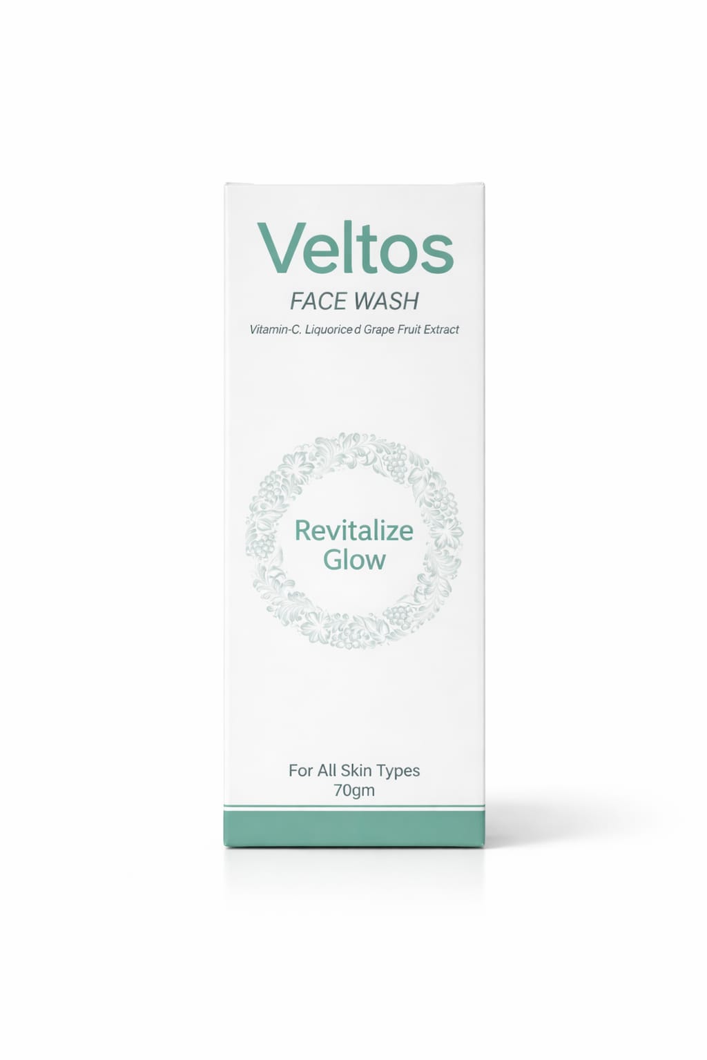 veltos face wash – 70g | vitamin c, liquorice & grapefruit extract for glowing skin