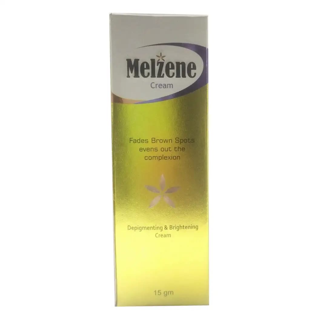 melzene cream – depigmenting & brightening cream for fading brown spots – 15 gm