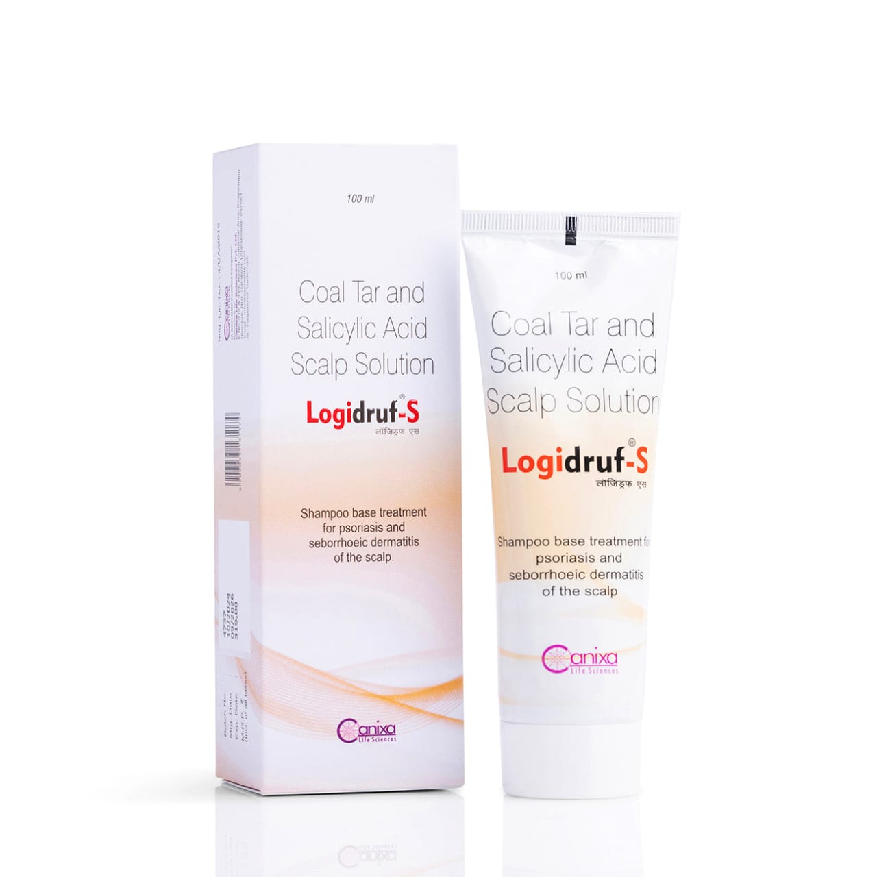 Logidruf-S Scalp Solution – Coal Tar & Salicylic Acid Lotion | For Psoriasis & Seborrhoeic Dermatitis | 100ml