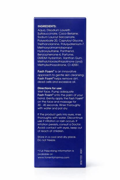 Fash Foam Foaming Face Wash – Sulfate-Free Cleanser for All Skin Types (100 ml)